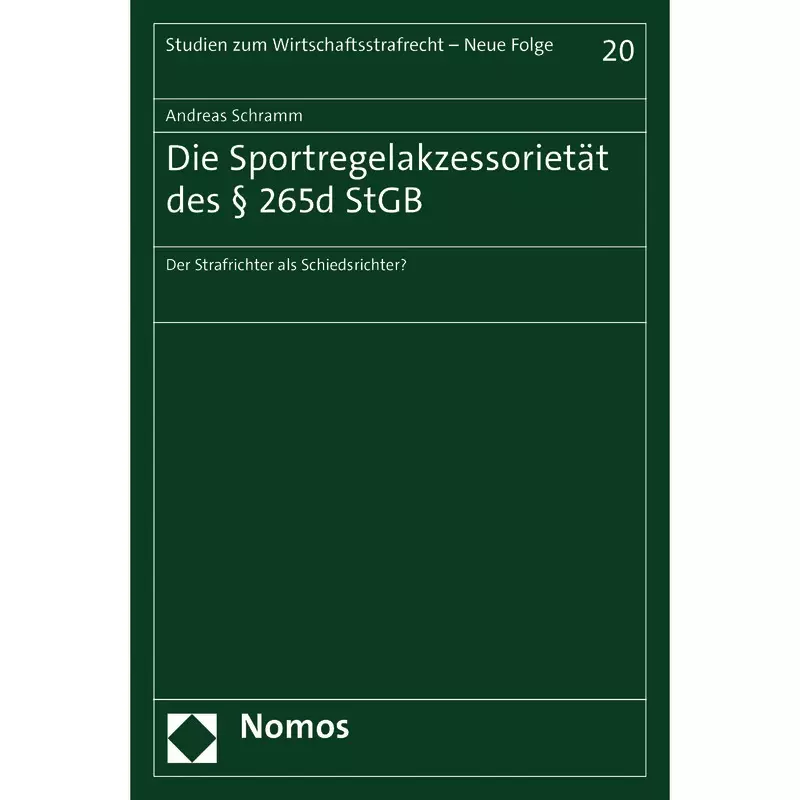 Die Sportregelakzessorietät des § 265d StGB