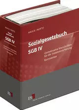 Sozialgesetzbuch (SGB) IV: Gemeinsame Vorschriften für die Sozialversicherung - ohne Fortsetzungsbezug