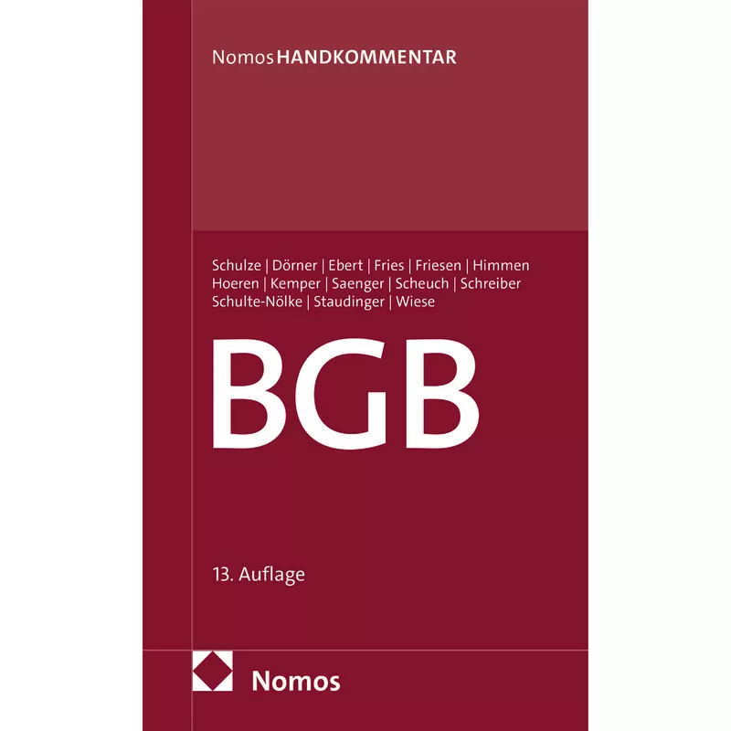Bürgerliches Gesetzbuch