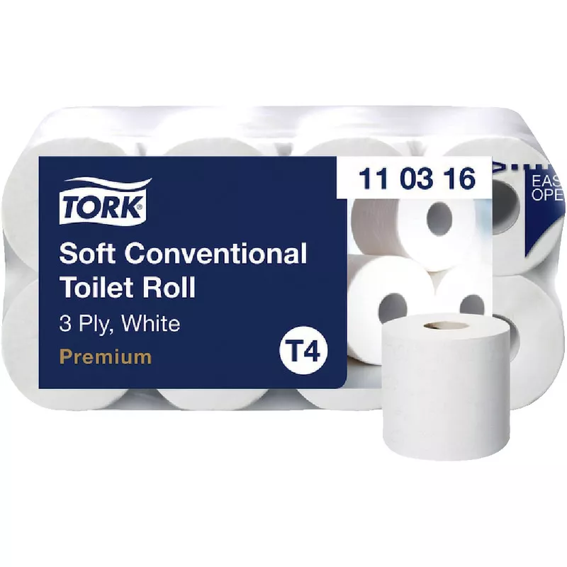 TORK Toilettenpapier Toilet Premium, 3-lagig, 72 Rollen