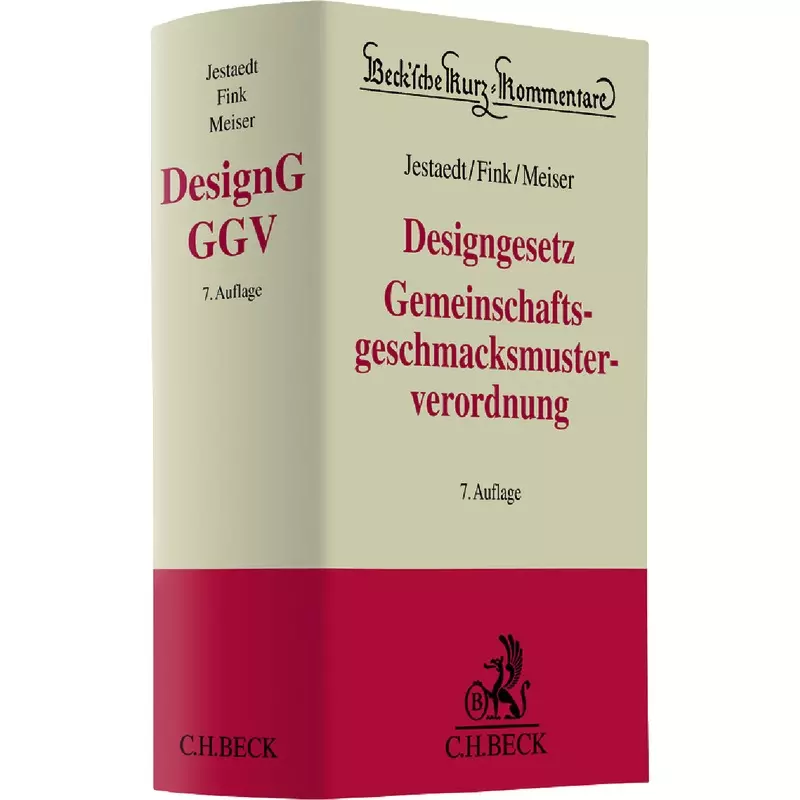 Designgesetz, Gemeinschaftsgeschmacksmusterverordnung: DesignG, GGV