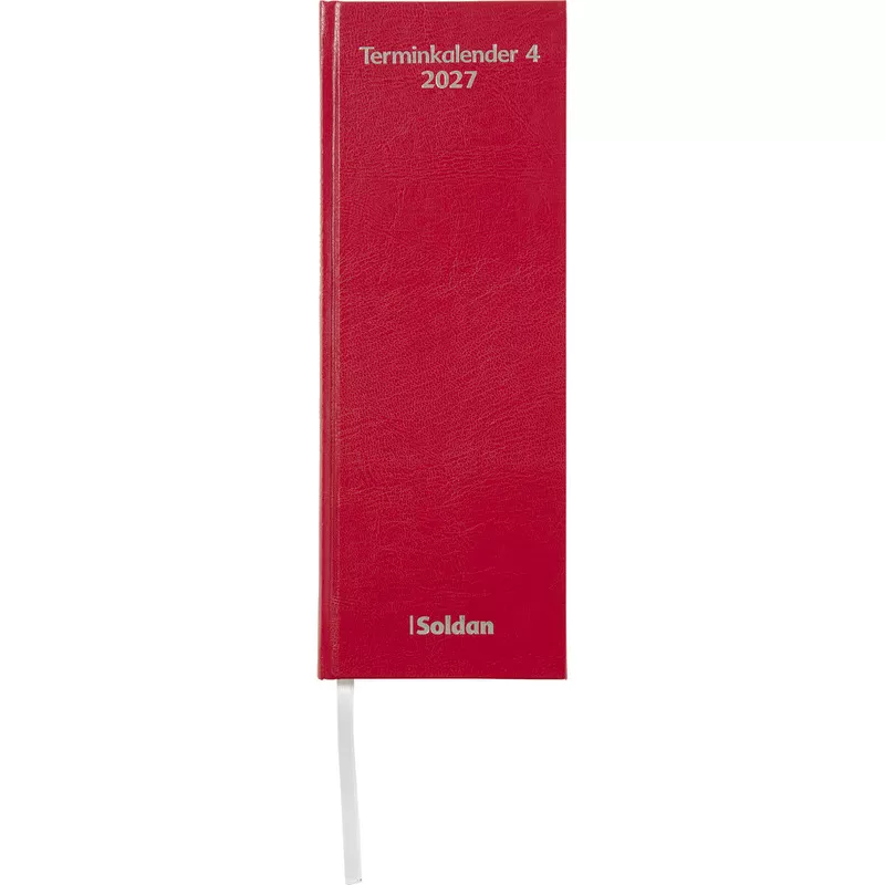 SoldanPlus Terminkalender TK4 / 2027, rot