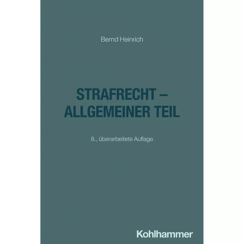 Strafrecht - Allgemeiner Teil
