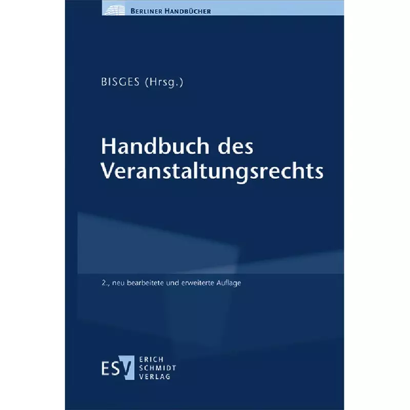 Handbuch des Veranstaltungsrechts