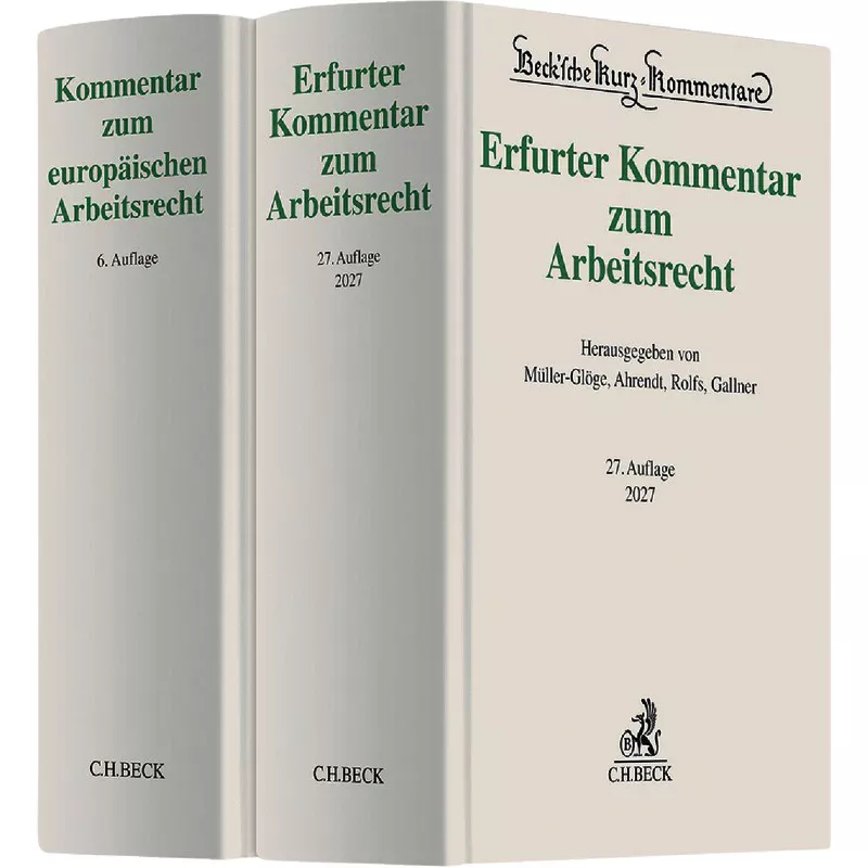 Kombination Erfurter Kommentar zum Arbeitsrecht und Franzen, Kommentar zum europäischen Arbeitsrecht