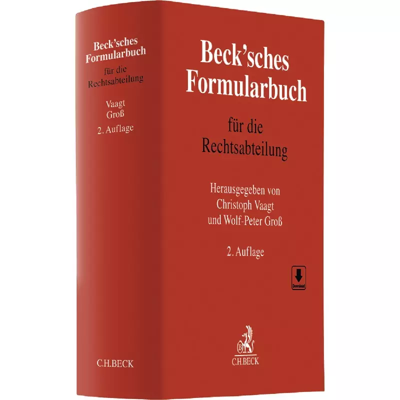 Beck'sches Formularbuch für die Rechtsabteilung