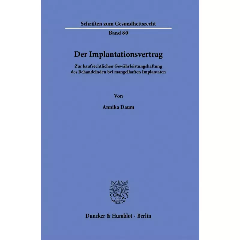 Der Implantationsvertrag