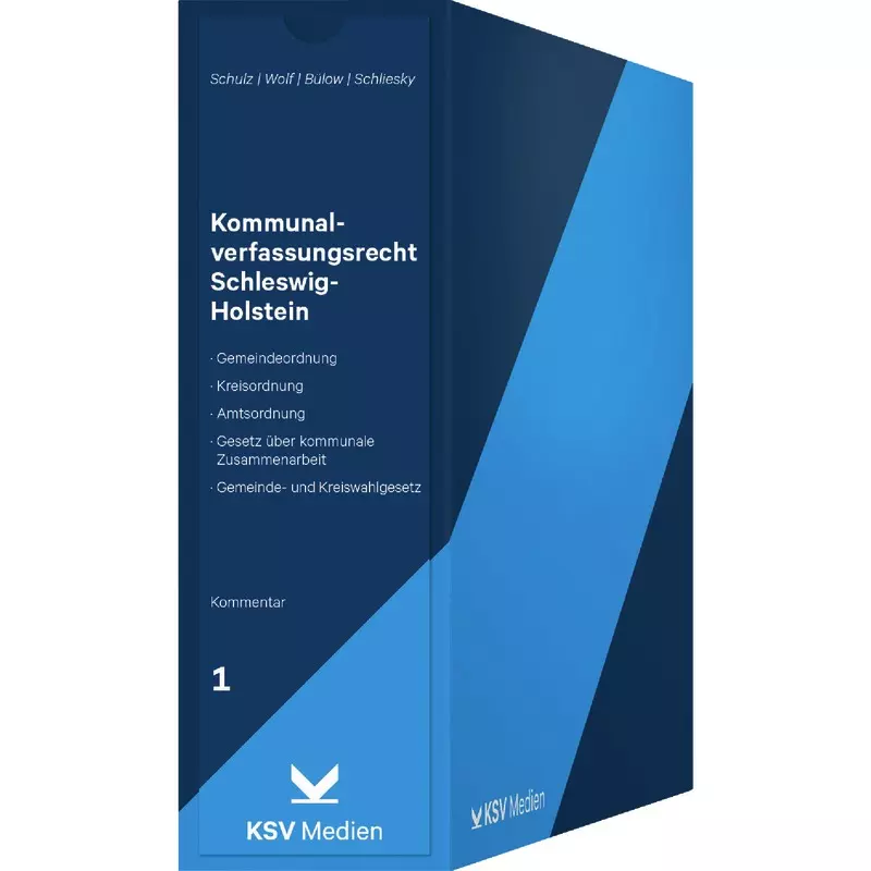 Kommunalverfassungsrecht Schleswig-Holstein - mit Fortsetzungsbezug