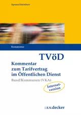Tarifvertrag für den öffentlichen Dienst Bund/Kommunen (VKA) inkl. Lexikon Arbeitsrecht im öffentlichen Dienst - Online
