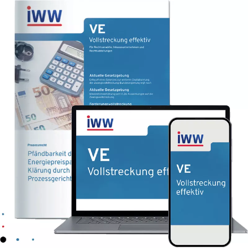 VE Vollstreckung effektiv -  Probeabonnement
