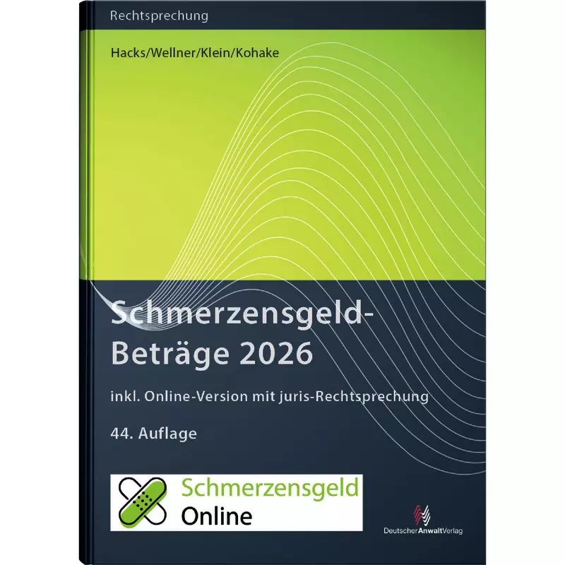 SchmerzensgeldBeträge 2026