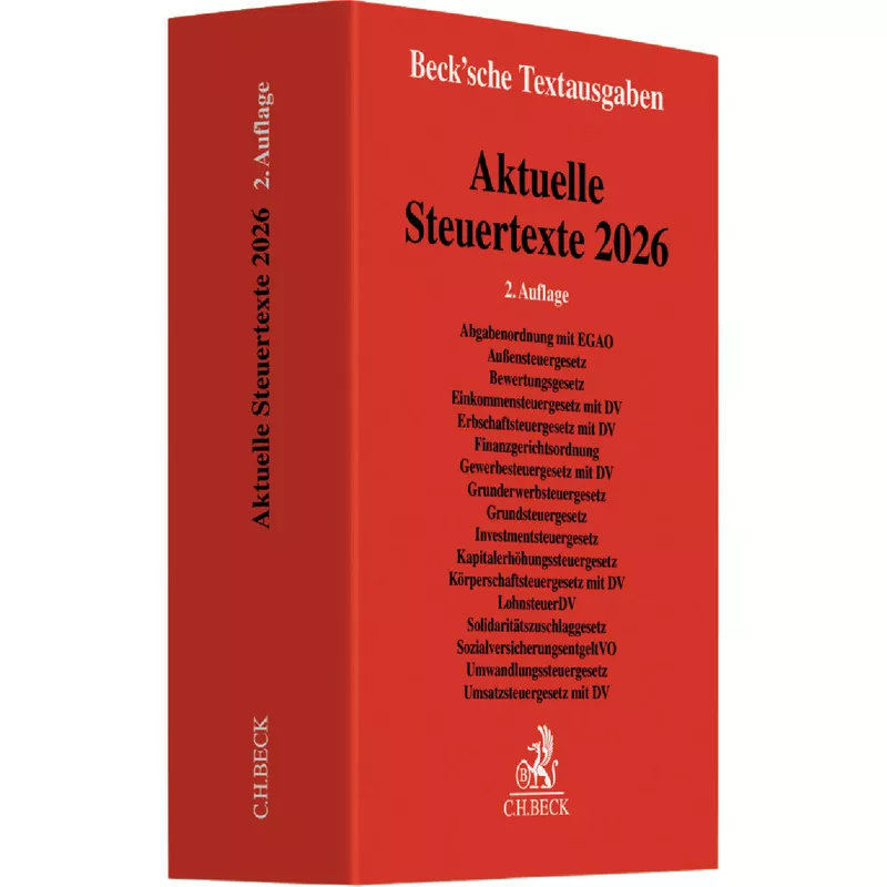 Aktuelle Steuertexte 2026