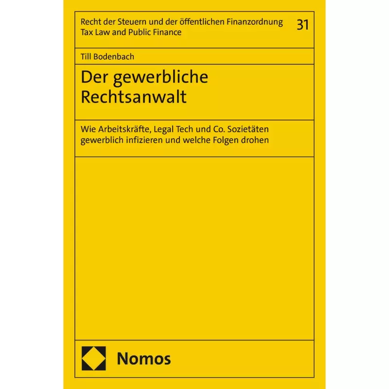 Der gewerbliche Rechtsanwalt