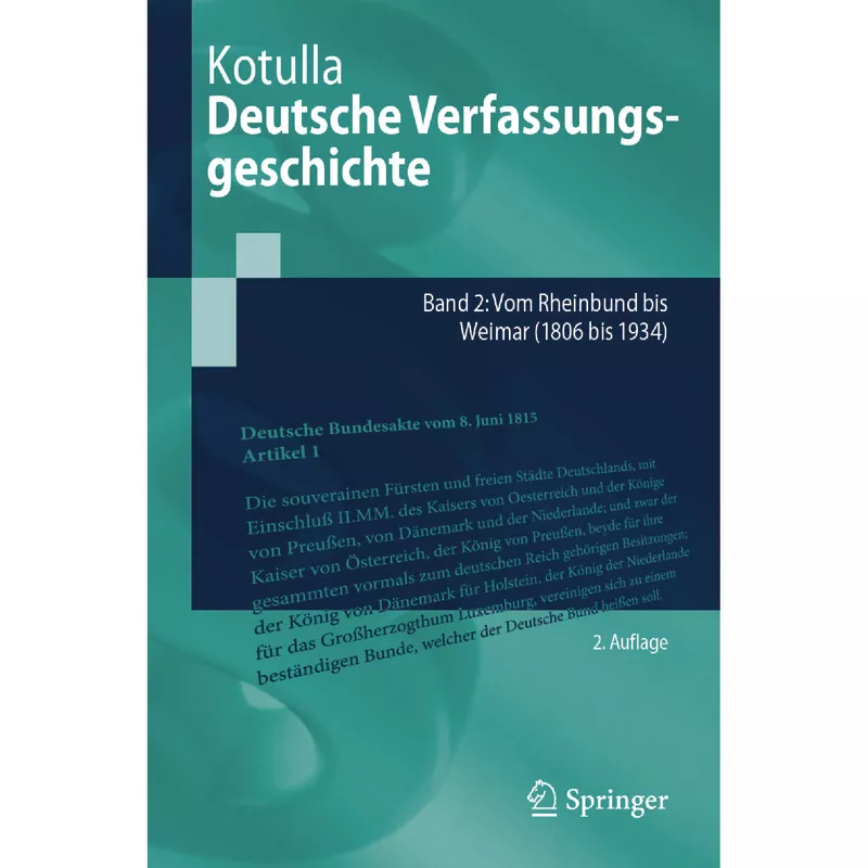 Deutsche Verfassungsgeschichte Band 2
