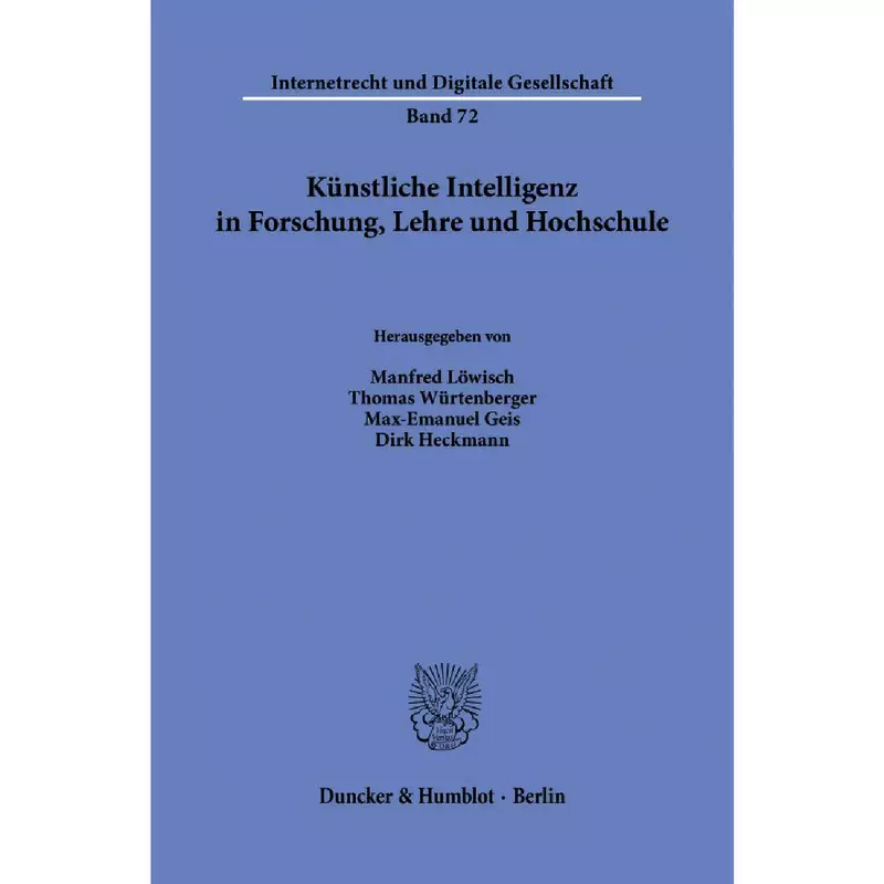 Künstliche Intelligenz in Forschung, Lehre und Hochschule