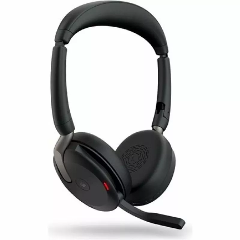 Jabra Evolve2 65 Flex MS Headset On-Ear Bluetooth kabellos USB-A Schwarz