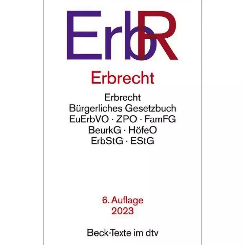 Erbrecht - ErbR (dtv 53177)