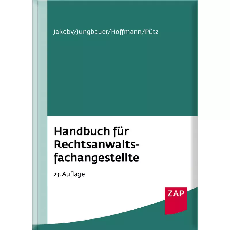 Handbuch für Rechtsanwaltsfachangestellte