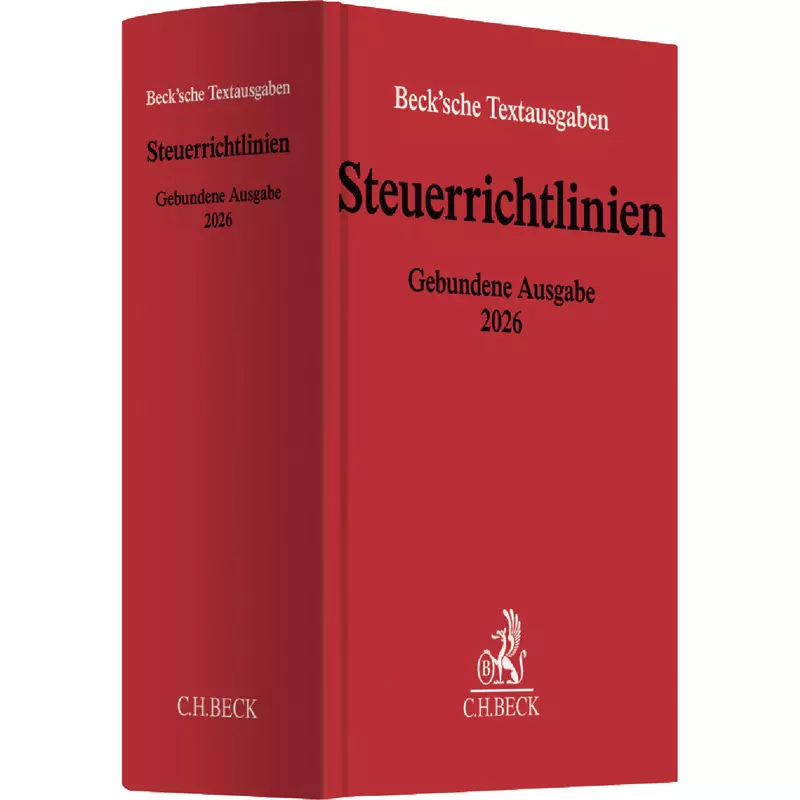 Steuerrichtlinien - Gebundene Ausgabe 2026