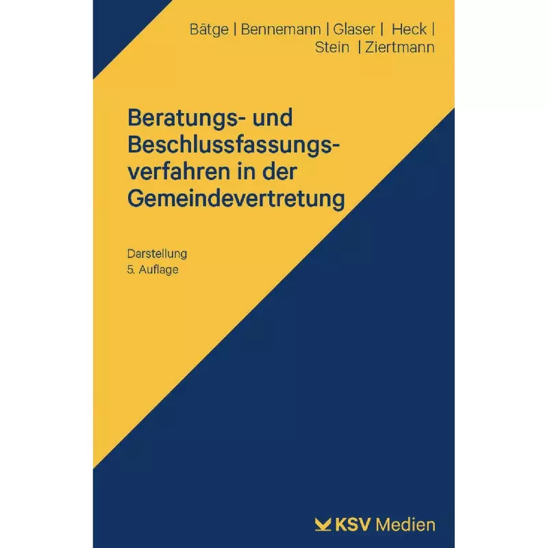 Beratungs- und Beschlussfassungsverfahren in der Gemeindevertretung
