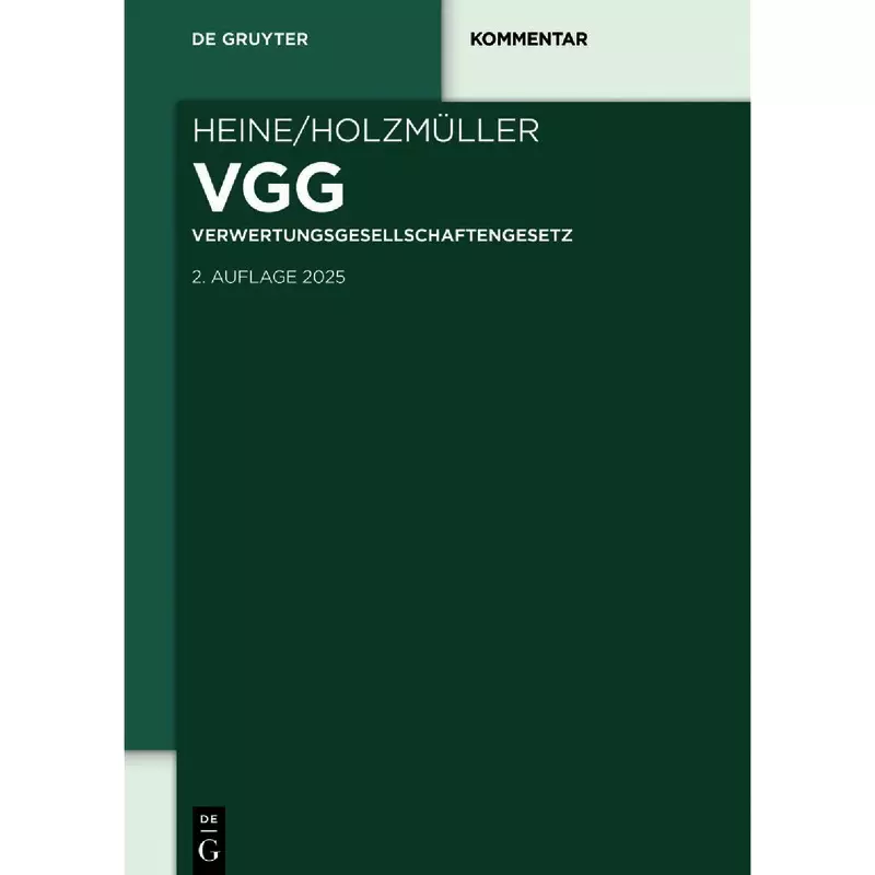 VGG - Verwertungsgesellschaftengesetz