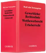 Gewerblicher Rechtsschutz, Wettbewerbsrecht, Urheberrecht - ohne Fortsetzungsbezug
