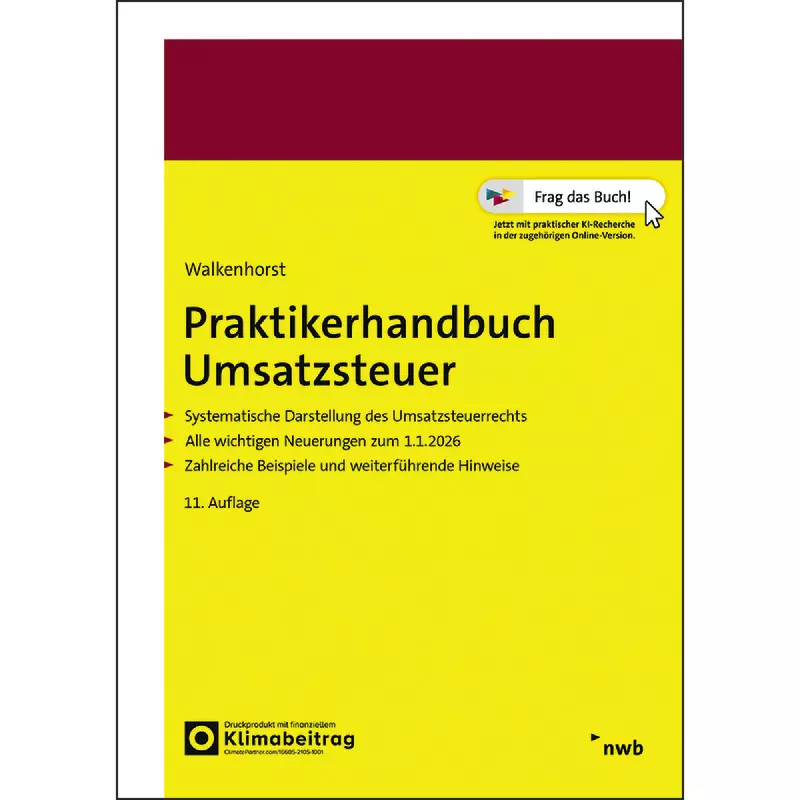 Praktikerhandbuch Umsatzsteuer