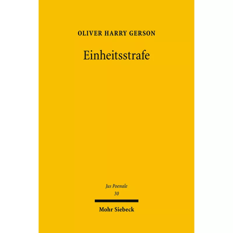 Einheitsstrafe
