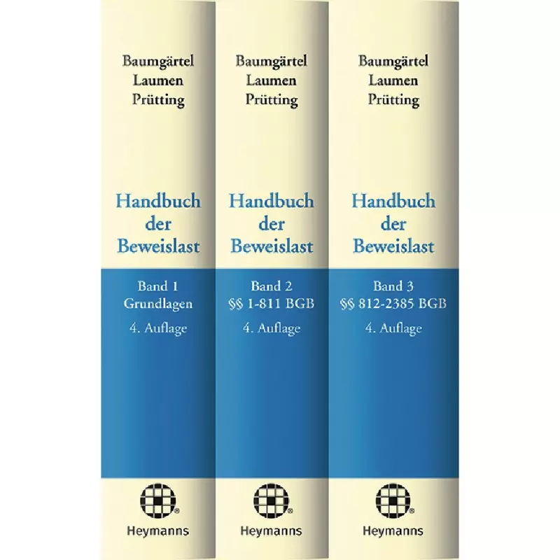 Wolters Kluwer Handbuch der Beweislast (Bände 1-3) online