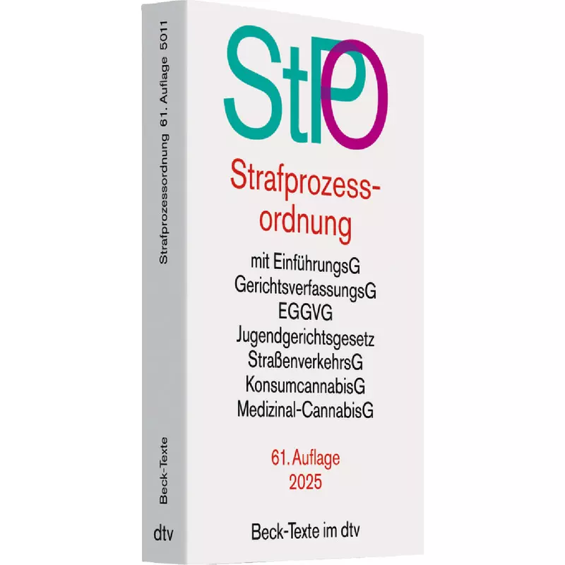 Strafprozessordnung - StPO  (dtv 53278)