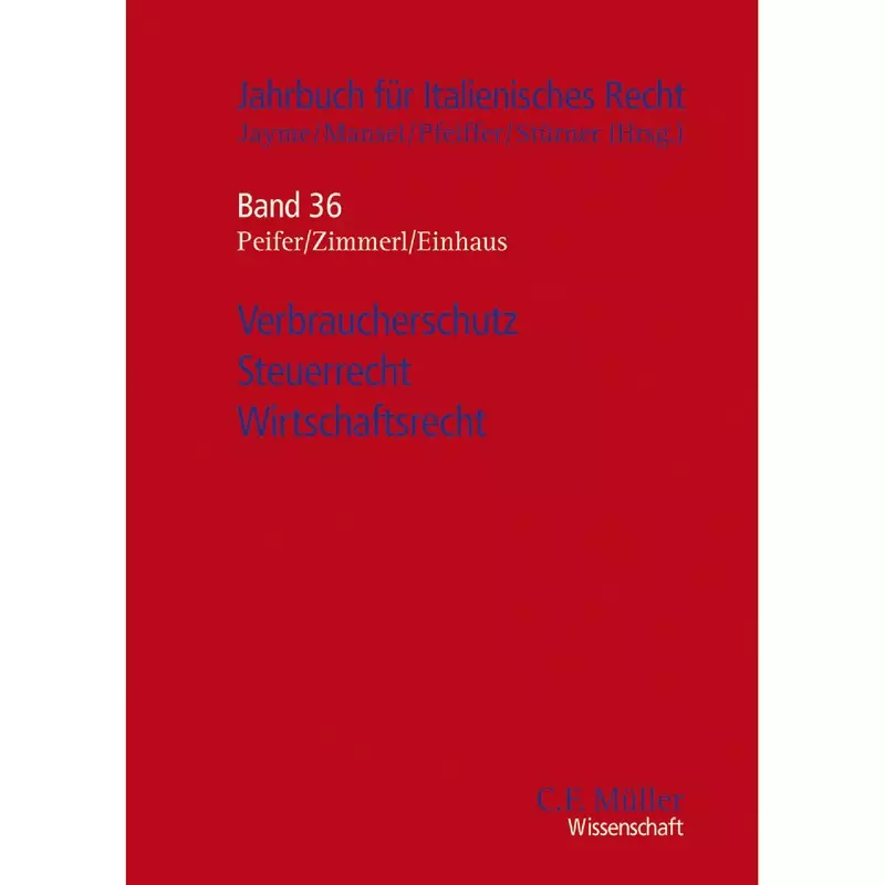 Verbraucherschutz - Steuerrecht - Wirtschaftsrecht
