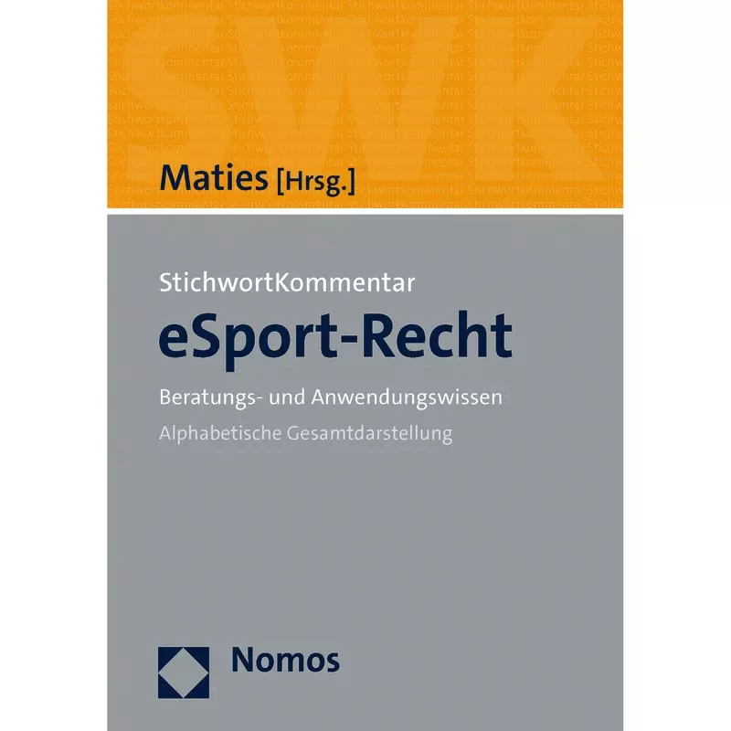 StichwortKommentar eSport-Recht