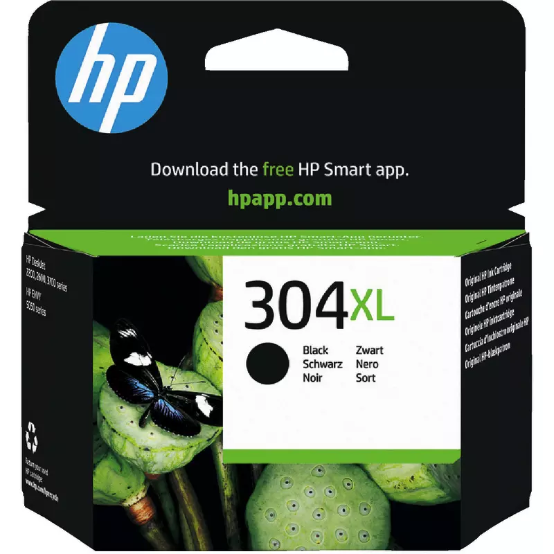 hp Tintenpatrone N9K08AE, Nr.304XL, schwarz
