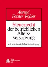 Steuerrecht der betrieblichen Altersversorgung - mit Fortsetzungsbezug