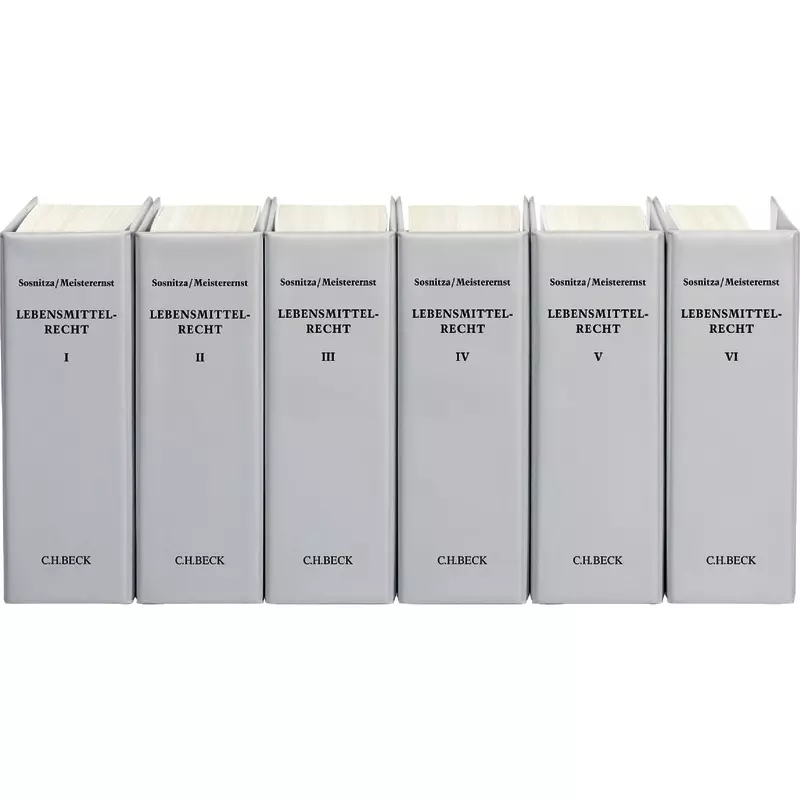 Lebensmittelrecht - mit Fortsetzungsbezug