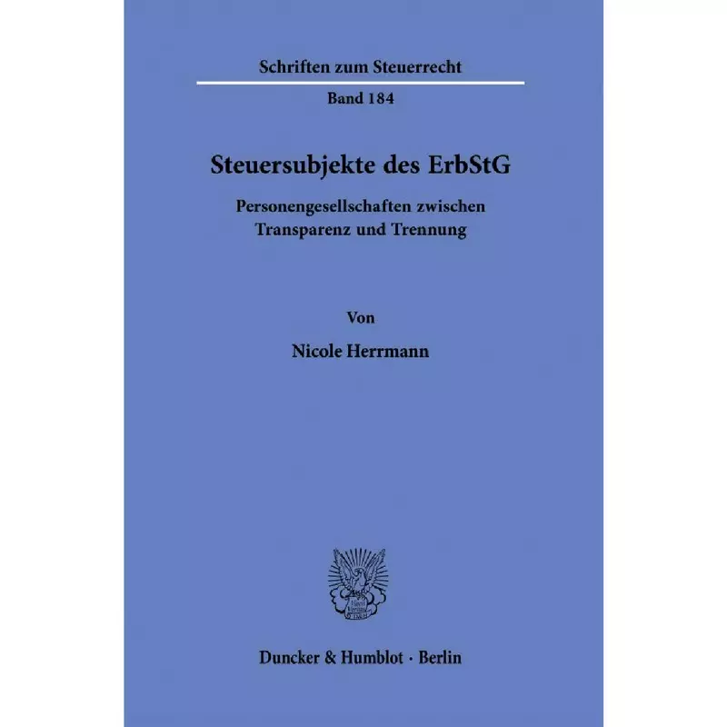 Steuersubjekte des ErbStG