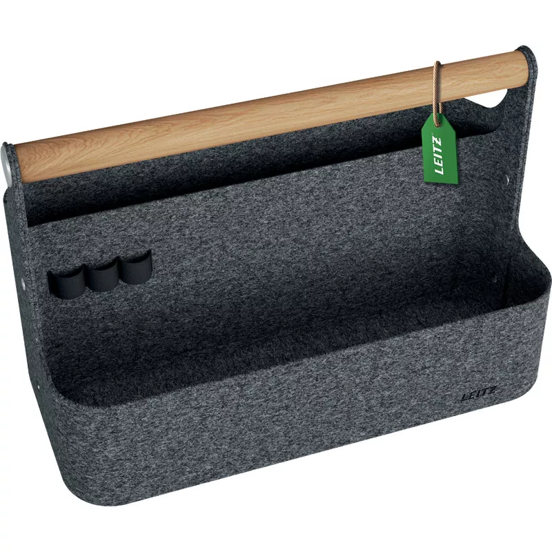 LEITZ Schreibtisch Organizer aus Filz, mit Griff