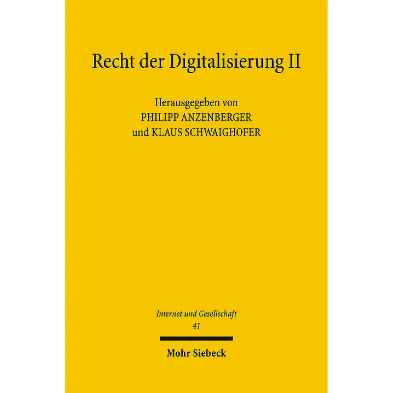 Recht der Digitalisierung II