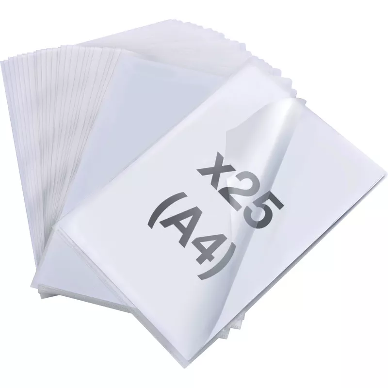 RAPESCO ECO GRS Aktenhüllen, A4, Transparent, 25 Stück