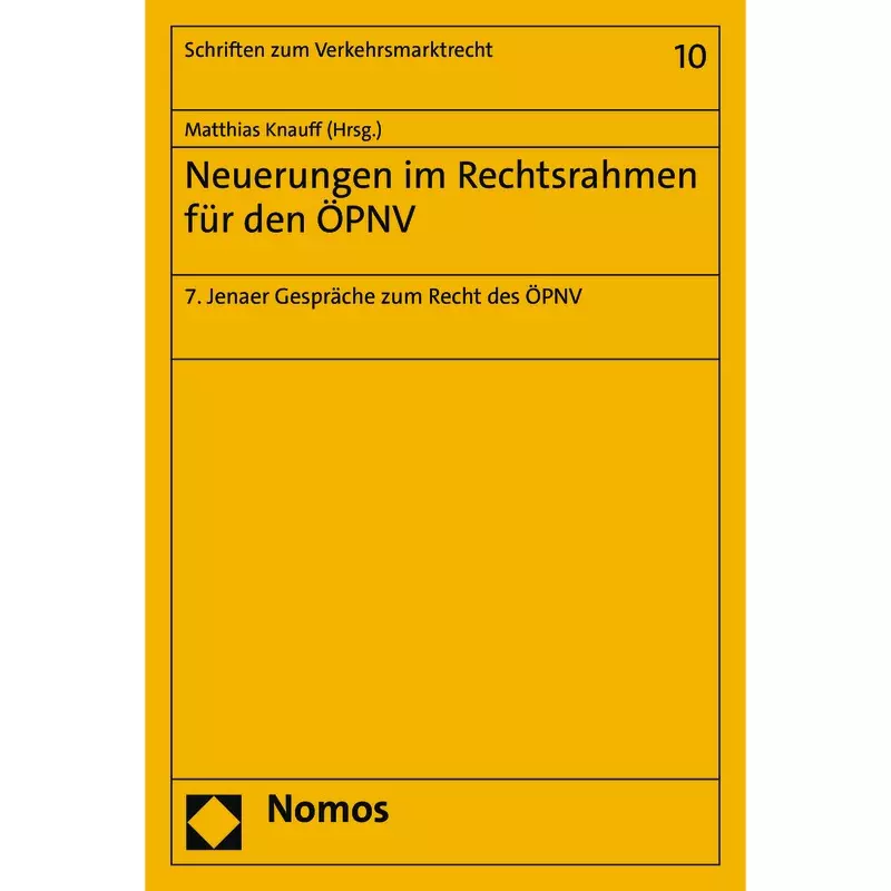 Neuerungen im Rechtsrahmen für den ÖPNV