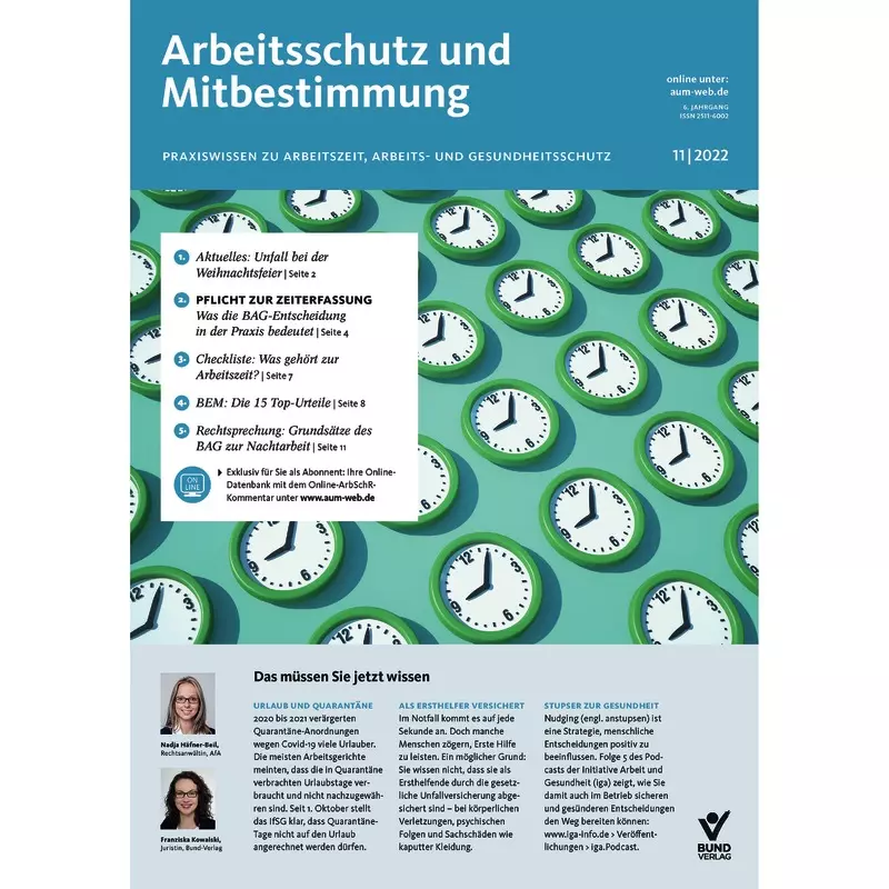 Arbeitsschutz und Mitbestimmung  - Abonnement