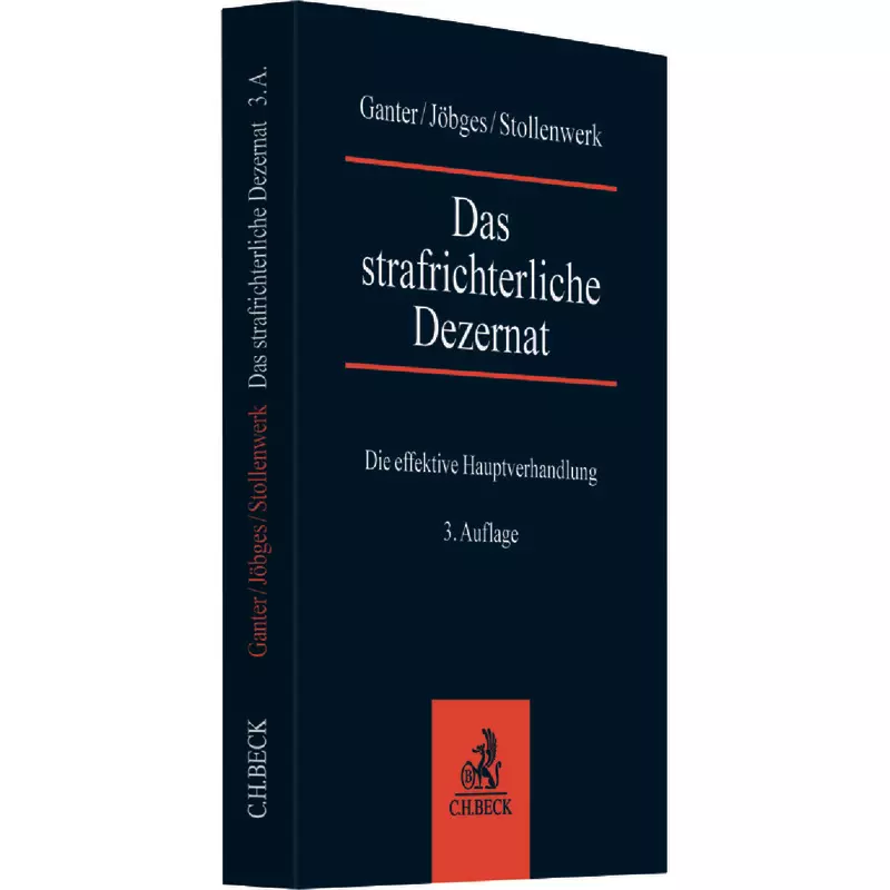 Das strafrichterliche Dezernat