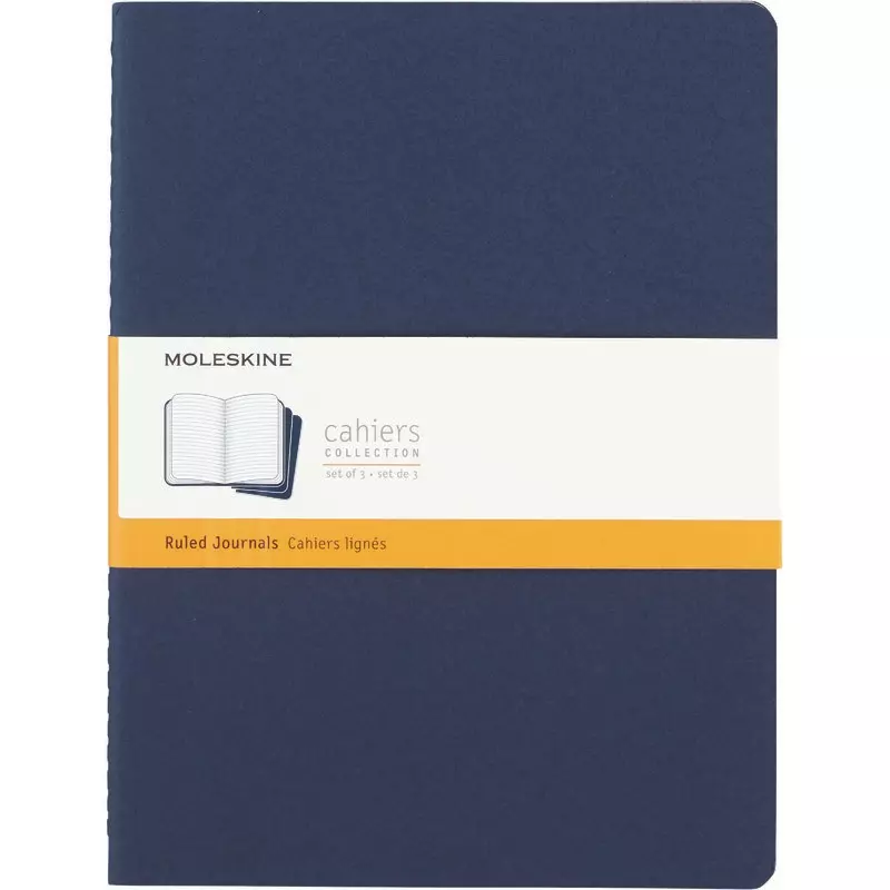 MOLESKINE Notizheft Cahier X-Large, Packung: 3 Stück