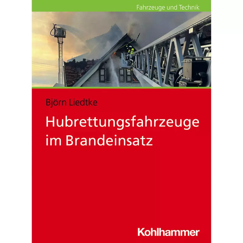 Hubrettungsfahrzeuge im Brandeinsatz
