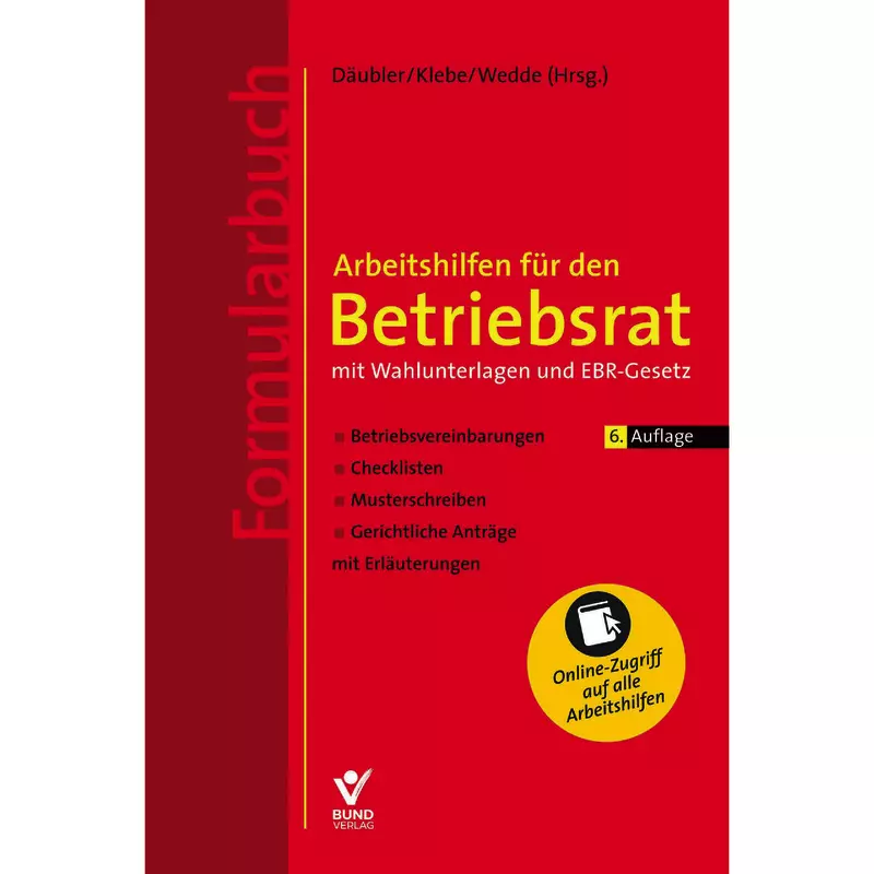 Arbeitshilfen für den Betriebsrat
