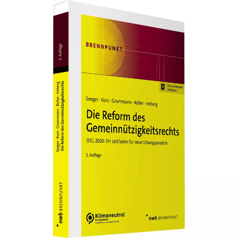 Die Reform des Gemeinnützigkeitsrechts
