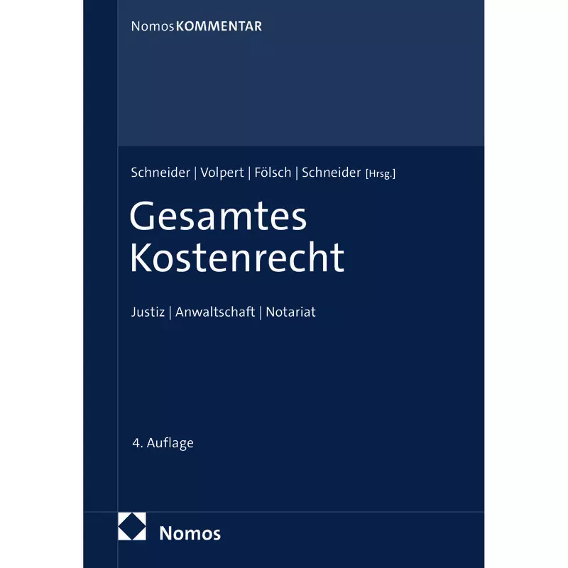 Gesamtes Kostenrecht