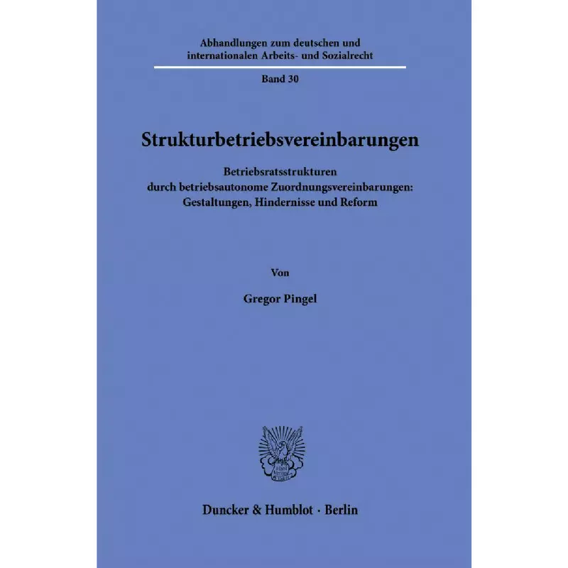 Strukturbetriebsvereinbarungen