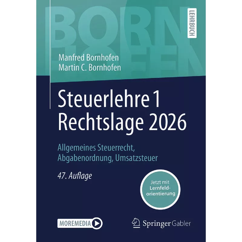 Steuerlehre 1 Rechtslage 2026