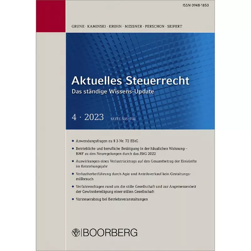 Aktuelles Steuerrecht Abonnement